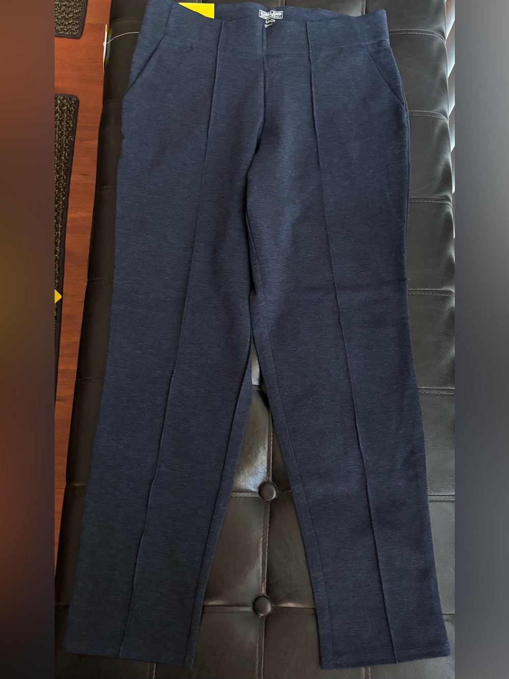 Kirkland Signature Navy Women's Ponte Slim Leg Pants